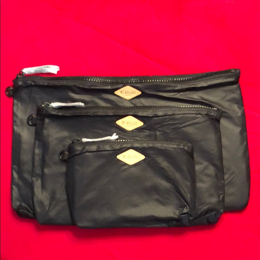 NEW set of 3 MZ Wallace pouches